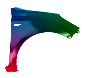 Kotflügel Rechts Für Hyundai I20 2008-2012 Lackiert In Wunschfarbe VxLine