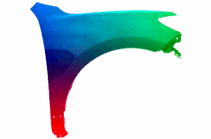 Kotflügel Rechts Für Hyundai IX35 2006-2009 Lackiert In Wunschfarbe VxLine