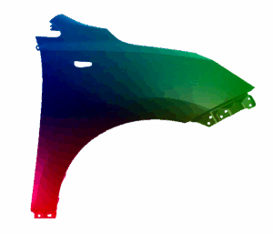 Kotflügel RechtsFür Hyundai Tucson (LM) 2009-2015 Lackiert In Wunschfarbe VxLine
