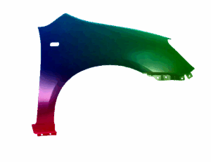 Kotflügel Rechts Für Kia Carens (UN) 2006-2013 Lackiert In Wunschfarbe VxLine
