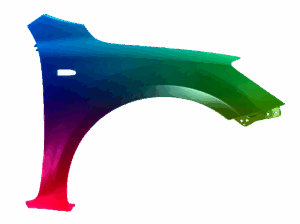 Kotflügel Rechts Für Kia CEE'D (ED) 2009-2012 Lackiert In Wunschfarbe VxLine