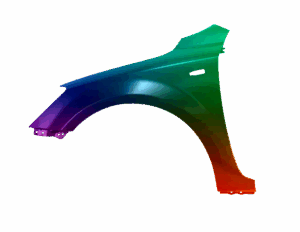 Kotflügel Links Für Kia CEE'D (ED) 2009-2012 Lackiert In Wunschfarbe VxLine