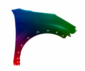Kotflügel Rechts Für Kia Niro 2016-2022 Lackiert In Wunschfarbe VxLine