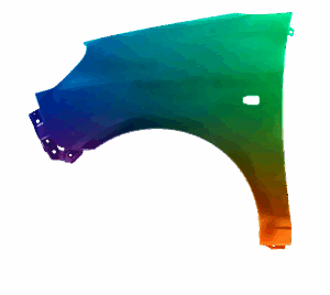 Kotflügel Links Für Kia Picanto (SA) 2008-2011 Lackiert In Wunschfarbe VxLine