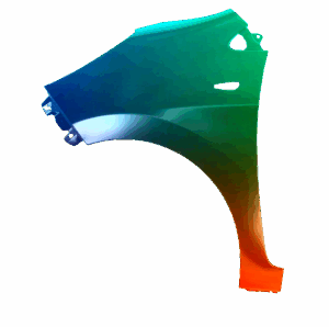 Kotflügel Links Für Kia Picanto (TA) 2011-2017 Lackiert In Wunschfarbe VxLine