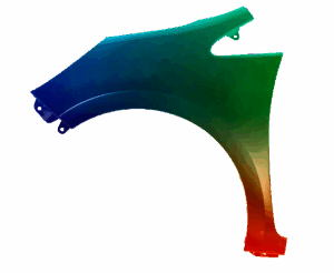 Kotflügel Links Für Kia Rio (UB) 2011-2016 Lackiert In Wunschfarbe VxLine
