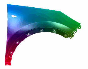 Kotflügel Rechts Für Kia Sportage (SL) 2010-2015 Lackiert In Wunschfarbe VxLine