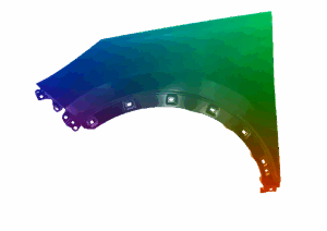 Kotflügel Links Für Kia Sportage (SL) 2010-2015 Lackiert In Wunschfarbe VxLine