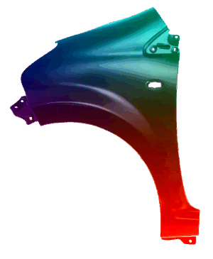 Kotflügel Links Für Toyota Aygo (AB1) 2005-2012 Lackiert In Wunschfarbe VxLine