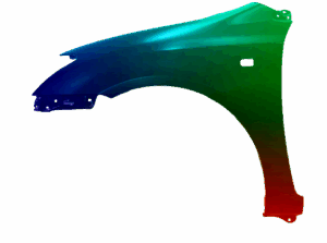 Kotflügel Links Für Toyota Corolla (E12) 2004-2007 Lackiert In Wunschfarbe VxLine