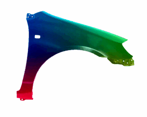 Kotflügel Rechts Für Toyota Corolla (E12) 2004-2007 Lackiert In Wunschfarbe VxLine