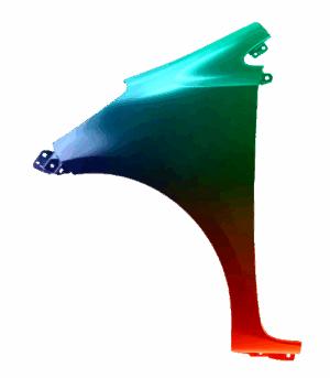 Kotflügel Links Für Toyota IQ (AJ1) 2008-2009 Lackiert In Wunschfarbe VxLine