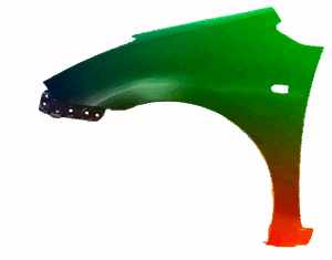Kotflügel Links Für Toyota Prius (XW20) 2003-2009 Lackiert In Wunschfarbe VxLine