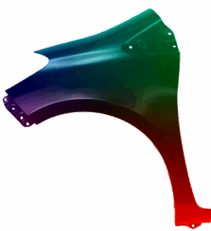 Kotflügel Links Für Toyota Yaris (XP130) 2011-2014 Lackiert In Wunschfarbe VxLine