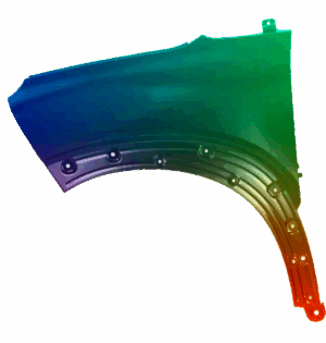 Kotflügel Links Für Citroen C3 Aircross Ab 2017 Lackiert In Wunschfarbe