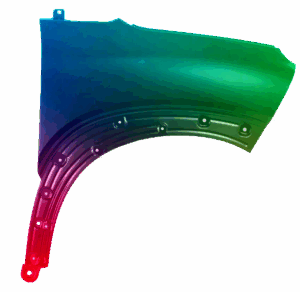 Kotflügel Rechts Für Citroen C3 Aircross Ab 2017 Lackiert In Wunschfarbe