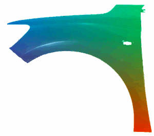 Kotflügel Links Für Citroen C-Elysee 2012-2017 Lackiert In Wunschfarbe VxLine