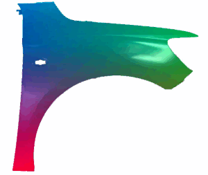 Kotflügel Rechts Für Citroen C-Elysee Ab 2017 Lackiert In Wunschfarbe VxLine