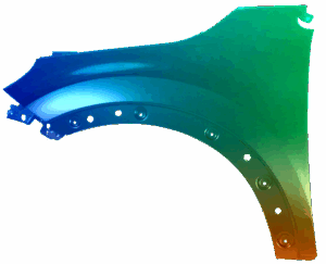 Kotflügel Links Für Fiat 500X Ab 2015 Lackiert In Wunschfarbe VxLine