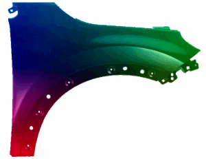 Kotflügel Rechts Für Fiat 500X Ab 2015 Lackiert In Wunschfarbe VxLine