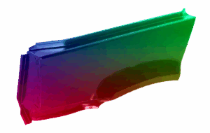 Kotflügel Links Für Fiat Panda (141A) 1980-2002 Lackiert In Wunschfarbe VxLine