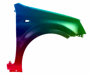 Kotflügel Rechts Für Fiat Panda (169) 2003-2012 Lackiert In Wunschfarbe VxLine