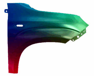 Kotflügel Rechts Für Fiat Panda (319) Ab 2012 Lackiert In Wunschfarbe VxLine