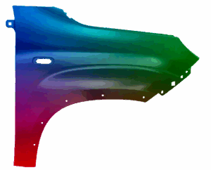 Kotflügel Rechts Für Fiat Panda (319) Ab 2012 Lackiert In Wunschfarbe VxLine