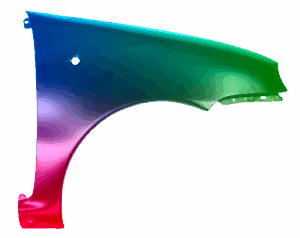 Kotflügel Rechts Für Fiat Seicento (187) 1998-2010 Lackiert In Wunschfarbe VxLine