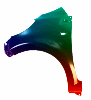 Kotflügel Links Für Peugeot 107 (P) 2012-2014 Lackiert In Wunschfarbe VxLine