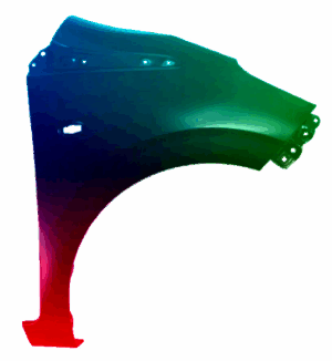 Kotflügel Rechts Für Peugeot 108 Ab 2014 Lackiert In Wunschfarbe VxLine