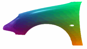 Kotflügel Links Für Peugeot 206 (2_) 1988-2009 Lackiert In Wunschfarbe VxLine