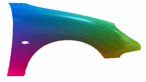 Kotflügel Rechts Für Peugeot 206 (2_) 1988-2009 Lackiert In Wunschfarbe VxLine