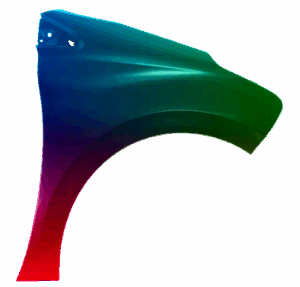 Kotflügel Rechts Für Peugeot 208 2012-2019 Lackiert In Wunschfarbe VxLine