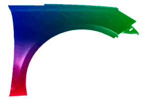 Kotflügel Rechts Peugeot 308 OE 9802164280