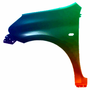 Kotflügel Links Für Nissan Micra (K13) 2013-2017 Lackiert In Wunschfarbe VxLine